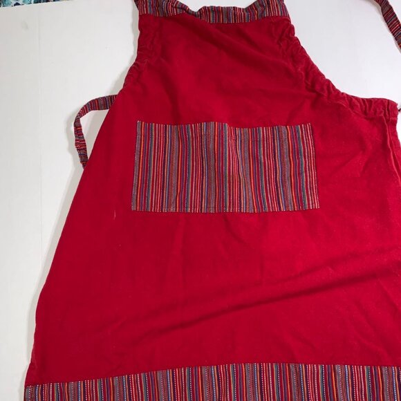Design Imports For the Home Red Apron Adjustable Retro Y2K - Picture 5 of 7